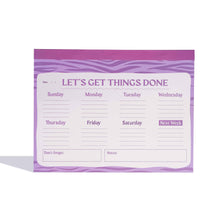 Load image into Gallery viewer, Weekly Planner - Let&#39;s get things done
