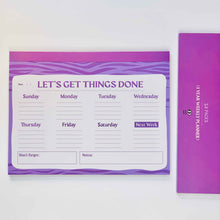 Load image into Gallery viewer, Weekly Planner - Let&#39;s get things done
