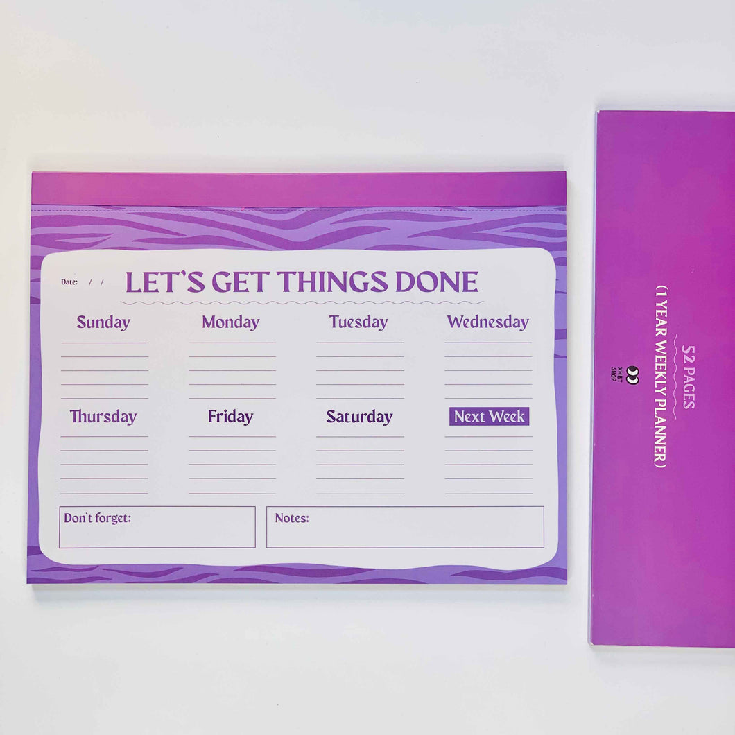 Weekly Planner - Let's get things done