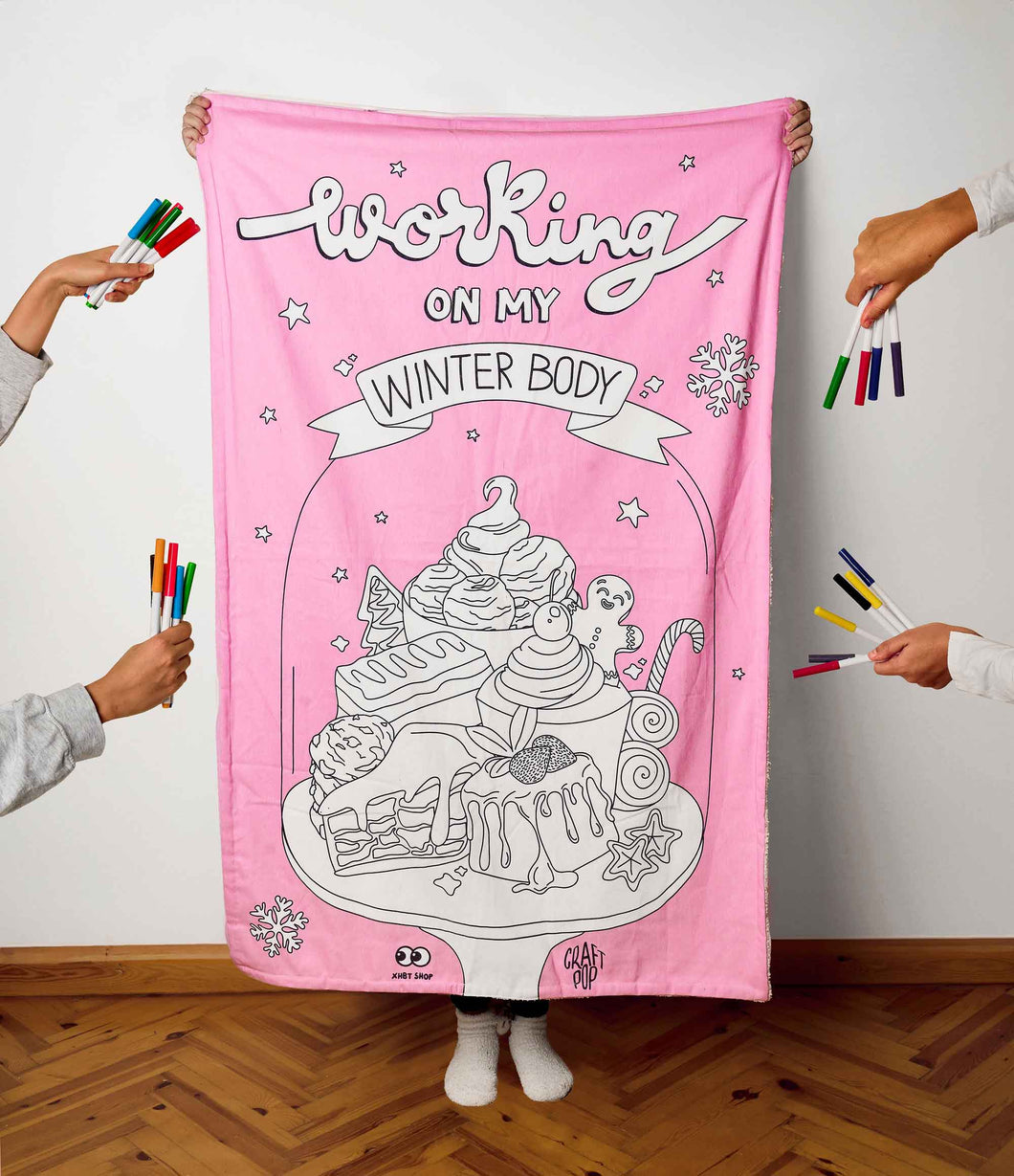 Winter Body - Coloring Blanket (Xhbt x Craft Pop)